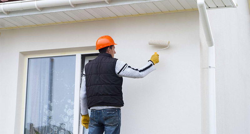 Nettoyage et peinture façade - TYPRORÉNOV  peintre dans le Morbihan et dans toute la Bretagne :  Nettoyage façade : traitement anti mousse, démoussage, ravalement peinture façade, Imperméabilisation façade : peintre dans le Morbihan, Finistère, Côtes-d’Armor, Ille-et-Vilaine